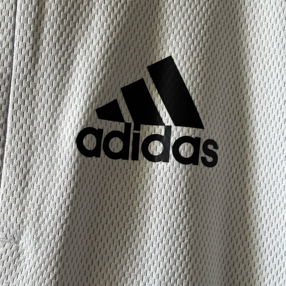 Adidas grey and white zip up track jacket size XL - Picture 2 of 4